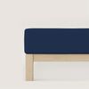 schlafgut Jersey-Elasthan Spannbettlaken Spannbetttuch 140x200 cm - 160x220 cm Marine Bild 3