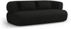 Micadoni Sofa Jenny 3-Sitzer Boucle Schwarz Bild 2