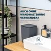 bremermann Kosmetikeimer SAVONA inkl. Wandhalterung, Kunststoff grau Bild 4
