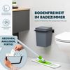 bremermann Kosmetikeimer SAVONA inkl. Wandhalterung, Kunststoff grau Bild 3
