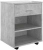 vidaXL Rollschrank Betongrau 46x36x59 cm Holzwerkstoff 808471 Bild 2