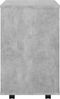 vidaXL Rollschrank Betongrau 46x36x59 cm Holzwerkstoff 808471 Bild 5