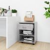 vidaXL Rollschrank Betongrau 46x36x59 cm Holzwerkstoff 808471 Bild 3