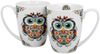 DUO ETNO 2er-Set klassische Becher 350 ml ETNO OWL New Bone China Porzellan Bild 2