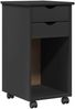 vidaXL Rollschrank Grau 34 x 39 x 65,5 cm Massives Kiefernholz 42028354 Bild 2