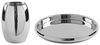 Fink Cocktail-Set APOLLO - Tablett + Kühler aus Edelstahl - silber - Servier- & Dekoset, (Barset bestehend aus Weinkühler und Tablett, 2er Set), Geschenkset - Flaschenkühler - Dekotablett Dekoplatte - Flaschenhalter Bild 4