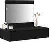 vidaXL Schminktisch mit Speicher Schwarz 83 x 40 x 70 cm Holzwerkstoff 865200 Bild 3