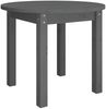 vidaXL Couchtisch Grau Ø 55x45 cm Massivholz Kiefer 822329 Bild 2