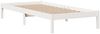 vidaXL Massivholzbett mit Regal ohne Matratze Weiß 75x190 cm Kiefer 3321611 Bild 5