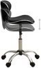 vidaXL Friseur Rollhocker Schwarz Kunstleder [323674] Bild 3