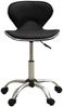 vidaXL Friseur Rollhocker Schwarz Kunstleder [323674] Bild 2