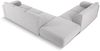 Micadoni Ecksofa Molino 6-Sitzer Links Boucle Hellgrau Bild 3