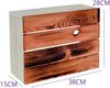 CHICCIE Holzkiste Regale Weiß Geflammt 38x28x15cm - Kiste Box (4 St) Bild 2