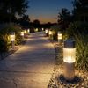 4er Set LED Edelstahl Solarlampen für den Außenbereich Bild 3
