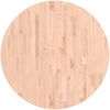 vidaXL Tischplatte Ø90x4 cm Rund Massivholz Buche 355926 Bild 2