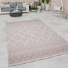 Paco Home In-& Outdoor Teppich Balkon Terrasse Küchenteppich Modernes Boho Ethno Muster, Grösse:200 cm Quadrat, Farbe:Beige 2 Bild 5