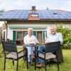 Relaxdays Runder Gartentisch in Holzoptik Bild 4