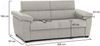 Dmora 2-Sitzer festes Sofa Gorreto, Lineares Sofa für Wohnzimmer, gepolstert, abnehmbarer Bezug, 100 % Made in Italy-Qualität, 205x95 h100 cm, Beige Bild 3