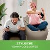 Green Bean® Bean Bag-Sitzsack + Hocker, 2er-Set, waschbar & schmutzabweisend, Polyester / PVC, EPS-Füllung, Khaki Bild 5