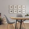 hjh OFFICE Besucherstuhl Konferenzstuhl 4er Pack SCANDI Kunststoff Grau Bild 2