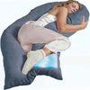 Traumreiter Seitenschläferkissen Traumreiter U Visco Kissen mit Bezug Velour Deluxe Bild 4