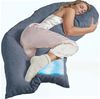 Traumreiter Seitenschläferkissen Traumreiter U Visco Kissen mit Bezug Velour Deluxe Bild 5
