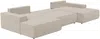 Vente-unique - AMELIA Sofa Stoff Beige - B 167 cm x H 85 cm x L 358 cm Bild 4