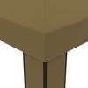 vidaXL Pavillon mit Doppeldach 3x6 m Taupe 180 g/m² 312219 Bild 4