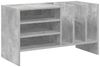 vidaXL Schallplattenschrank Beton Grau 78,5 x 35 x 45 cm Holzwerkstoff 891075 Bild 2