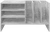 vidaXL Schallplattenschrank Beton Grau 78,5 x 35 x 45 cm Holzwerkstoff 891075 Bild 5