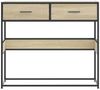 vidaXL Konsolentisch Sonoma-Eiche 90x35x80 cm Holzwerkstoff 849175 Bild 4