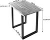 Bartisch Baumkante massiv Akazie natur 90 x 90 schwarz Quebec 68997998 Bild 2
