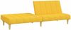 vidaXL Schlafsofa 2-Sitzer Gelb Stoff 375831 Bild 4