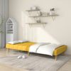 vidaXL Schlafsofa 2-Sitzer Gelb Stoff 375831 Bild 3