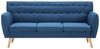 vidaXL 3-Sitzer-Sofa Stoff 172x70x82 cm Blau 247130 Bild 3