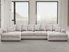 Kaiser Möbel Ecksofa Ecksofa, Sofa U-form, Couch U-form Gabon stoff Zoom, mit Relaxfunktion Bild 5