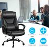 Bürostuhl Chefsessel Höhenverstellbarer Computerstuhl 360 ° drehbar belastbar bis 220kg Bild 5