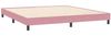 vidaXL Boxspringbett mit Matratze Rosa 180x210 cm Samt 3318380 Bild 5