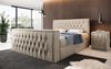 Boxspringbett Velano mit TV Lift und Stauraum 140x200 Beige H3 (70-100kg) Bild 3