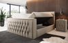 Boxspringbett Velano mit TV Lift und Stauraum 140x200 Beige H3 (70-100kg) Bild 4