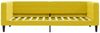 vidaXL Tagesbett mit Matratze Gelb 100x200 cm Samt 3196679 Bild 4