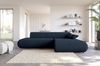 Selsey 'Armone' Ecksofa mit Schlaffunktion, Chenille, Ottomane rechts, Dunkelblau Bild 2
