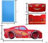 Cars Autobett Lightning McQueen MDF mit Scheinwerfer in Rot Bild 4