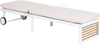 Sonnenliege mit Kissen VERDELLO mit Relaxfunktion Metall Beige Bild 5