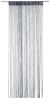 Gasper Fadenvorhang Türvorhang, B 110 cm x L 250 cm, Grau, Stangendurchzug, halbtransparent, Polyester Bild 2