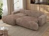 Ecksofa OVO mit schlaffunktion und bettkasten, Wellenfeder, lose Kissen, L-form 271x195 cm - Braun Cord - linke Seite Bild 4
