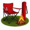 Coemo 3in1 Outdoor-Set 1 x Campingstuhl, 1 x Campingkocher, 1 x Campingdusche Faltstuhl mit Lehne, Topf- und Pfannen-Set mit Rucksackkocher, Becher, Besteck, Gartendusche mit Fußpumpe, Wandern Picknick Bild 2