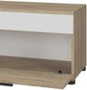 Wohnzimmerschrank Berno Sonoma/Weiß 70.8 x 38.9 cm mit Klapptür Vicco Bild 5
