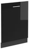 Geschirrspülblende R-Line Schwarz Hochglanz 60 cm ohne Arbeitsplatte Vicco Bild 4