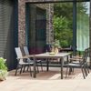 SIENA GARDEN Tesoro Stapelsessel 2er-Set FSC Alu, Textil, Teak FSC 100 % Bild 3